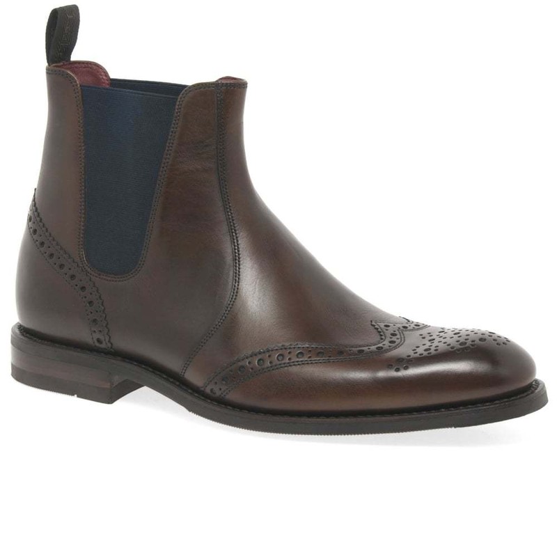 loake hoskins dark brown