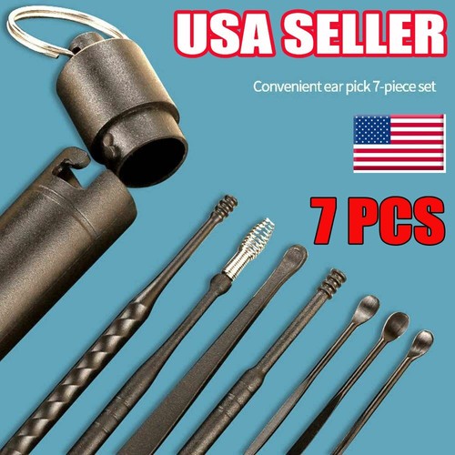 Wax Removal Tool Ear Canal Cleaner Spoon Dual-end Wax Remover Ear Care Tools FD