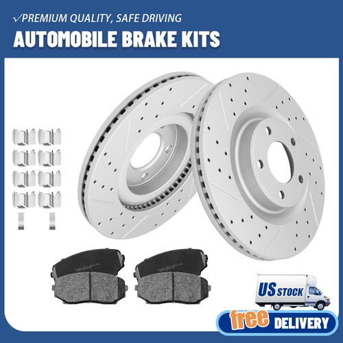 Front Brake Rotors + Ceramic Pads For 2007 - 2014 2015 Ford Edge Lincoln Mkx