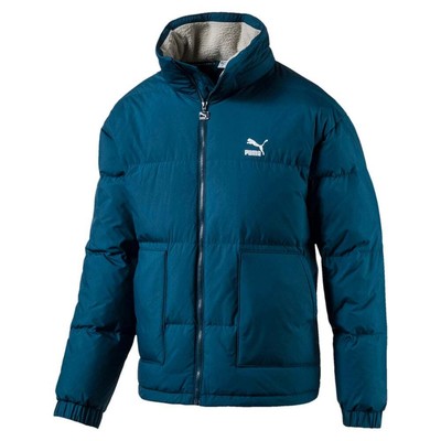 

Puma Classics Down Jacket Mens Size  Пальто Куртки Верхняя одежда 595281-38, Синий, Puma Classics Down Jacket