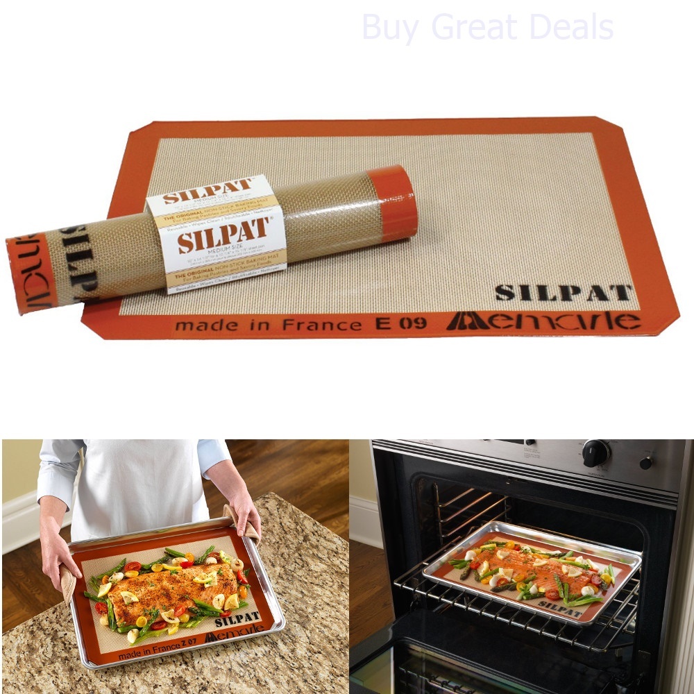 NEW Silpat Premium NonStick Silicone Baking Mat 97/16 in x 143/8 in