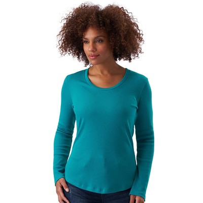 

Футболка в рубчик с длинными рукавами K Jordan Essential, Peacock teal