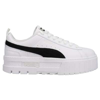 Повседневная обувь Puma Mayze Platform Youth Girls White Sneakers 383223-01