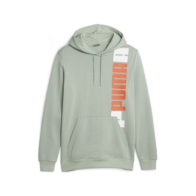 Толстовка с капюшоном Puma Essentials Logo Lab Мужская зеленая повседневная верхняя одежда 67591954