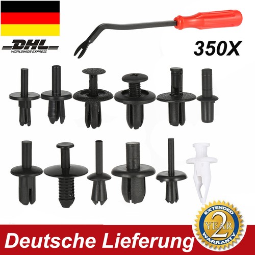 350pcs Radkasten Befestigung Trim Moulding Clips Verkleidung Sortiment Universal