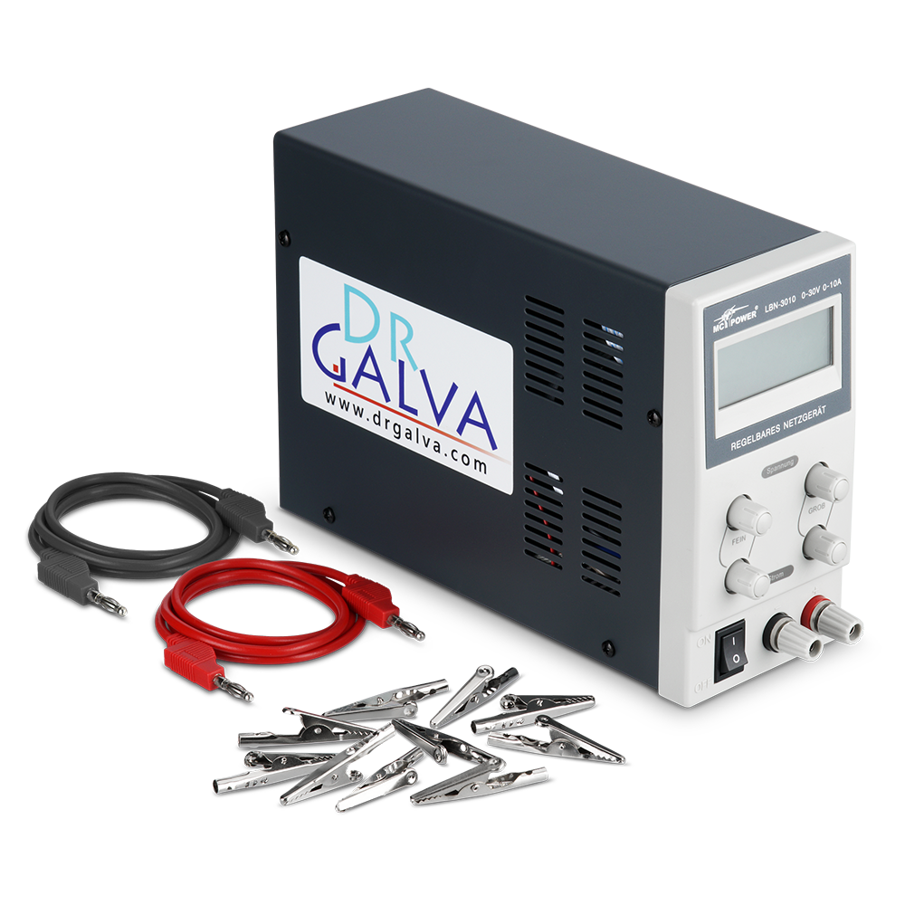 Dr. Galva Netzteil 3A / 5A / 10A 0-30V mit Zubehör