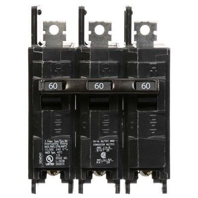 1 NEW CUTLER HAMMER QBHW QBHW3060H CIRCUIT BREAKER 60A 60 AMP 3P 240V 22 KA