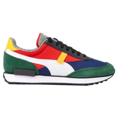 

Мужские синие кроссовки Puma Bf5s X Future Rider Lace Up Повседневная обувь 382335-01, Синий, Puma Bf5's X Future Rider Lace Up