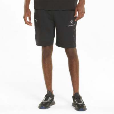 Puma Bmw M Motorsport Nightride Shorts Мужские черные повседневные спортивные штаны 534844