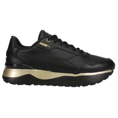 Женские черные кроссовки Puma R78 Voyage Premium Lace Up Повседневная обувь 383838-02