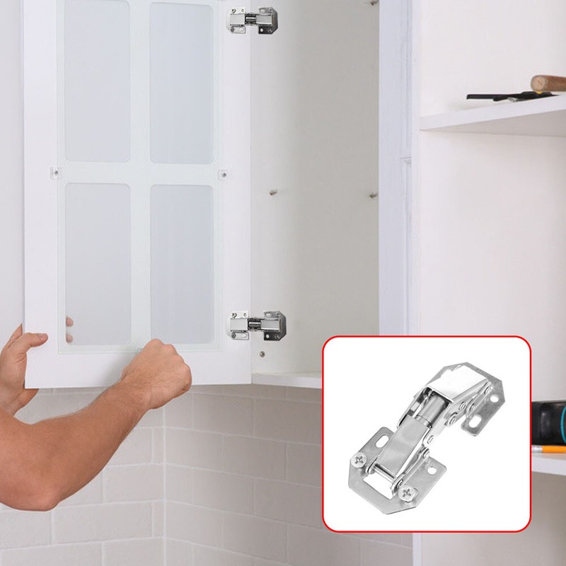 10 x Aufschraubscharnier Möbelscharnier Set Gelenkscharnier Schrank