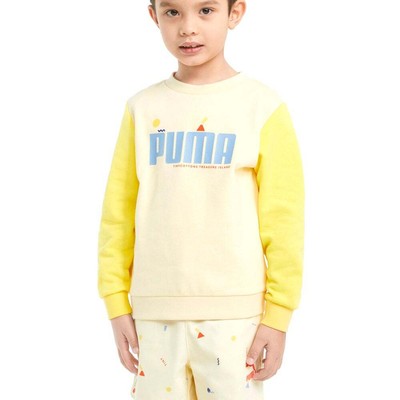 

Puma X Tiny Colourblocked Crew Neck Толстовка для мальчиков Молодежная желтая 534812-41, Желтый, Puma X Tiny Colourblocked Crew Neck Sweatshirt Youth