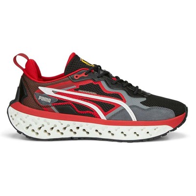 Мужские черные кроссовки Puma Ferrari Xetic Sculpt на шнуровке 30757901