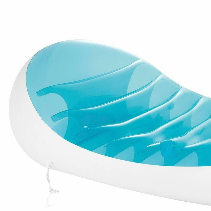 Colchoneta hinchable flotador para playa piscina Cómoda Sillón tumbona intex - Imagen 5