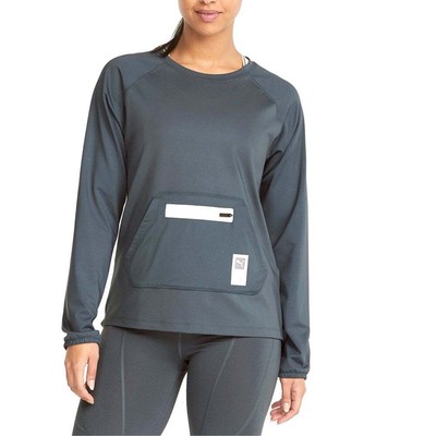 

Puma First Mile X Crew Neck Long Sleeve Running Sweatshirt Womens Grey 521419-4