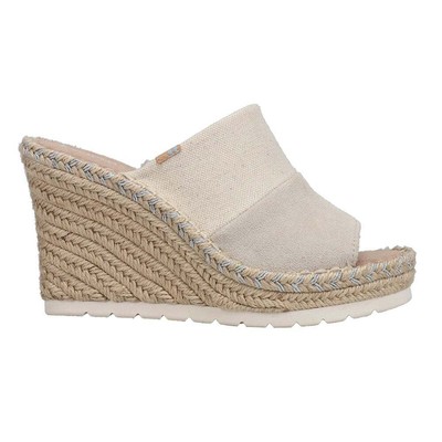 

TOMS Monica Mule Wedge Женские бежевые повседневные сандалии 10015463T, Бежевый, TOMS Monica Mule Wedge