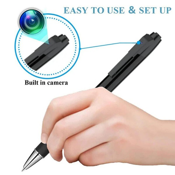 HD 1080P Mini Camera Pen Video Recorder Pocket Clip Home Security Nanny Cam DVR - Image 7