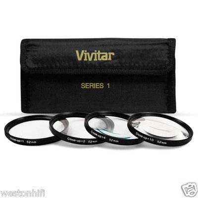 Vivitar 52mm Close Up Lens Set +1 +2 +4 +10 - Kamera Express