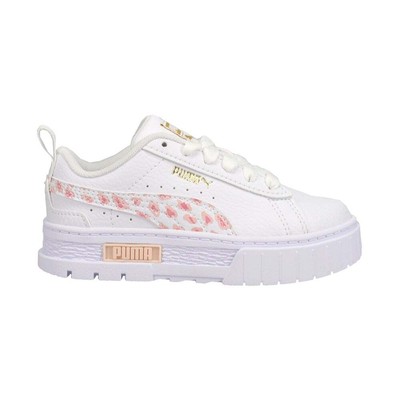 

Белые кроссовки Puma Mayze Wild Lace Up Youth Girls Повседневная обувь 385697-01, Белый, Puma Mayze Wild Lace Up Youth