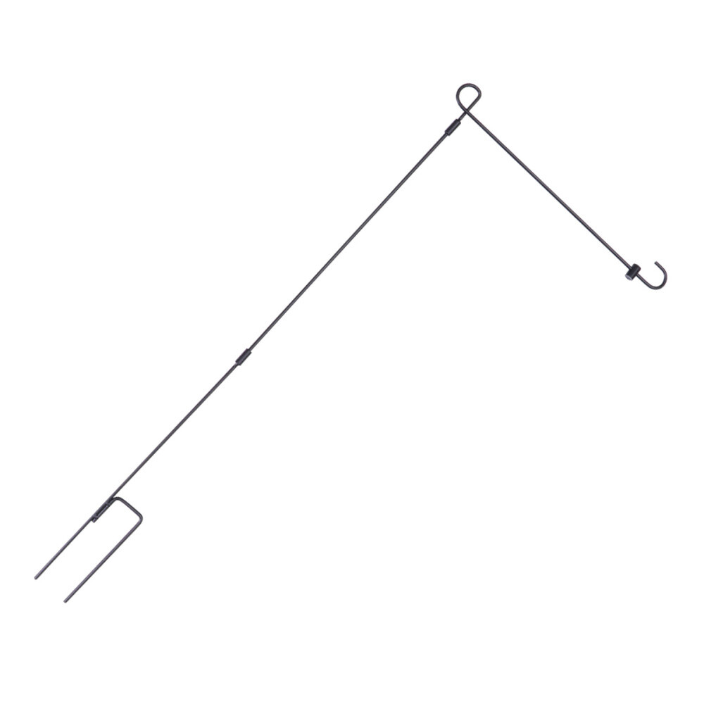 1pc Flag Pole Durable Useful Flags Holder Banner Bracket For Yard