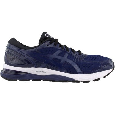 

Мужские синие кроссовки ASICS GelNimbus 21 для бега спортивная обувь 1011A807-400, Синий, ASICS GelNimbus 21 Running