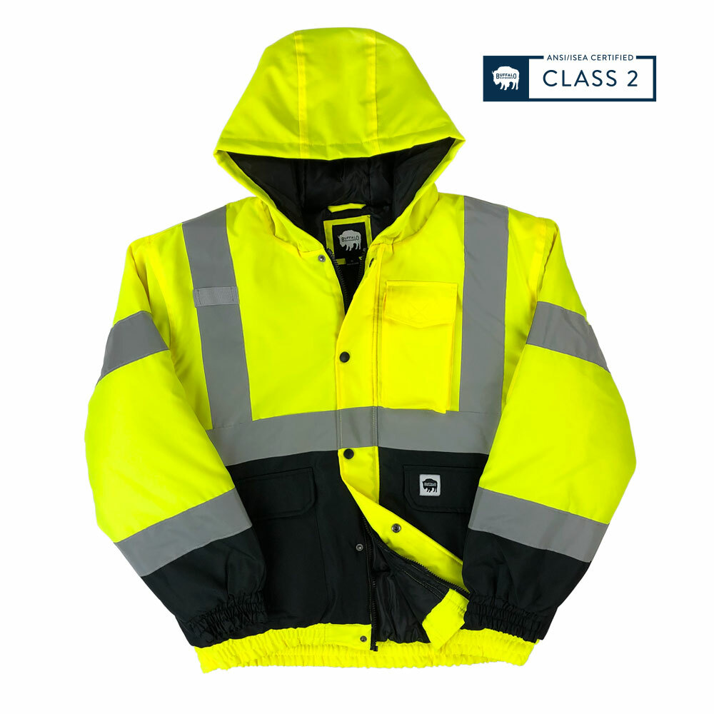 Buffalo Outdoors® Workwear Class 2 Hi Vis Winter Bomber Jacket