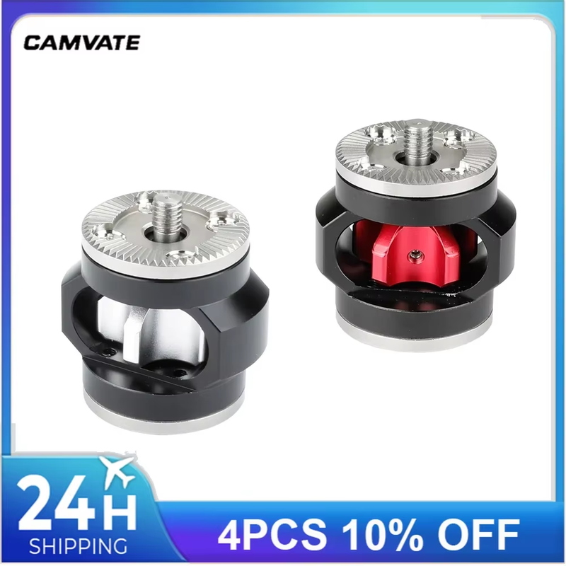 QR ARRI Rosette M6 Mount Lock Extension Connector For DSLR Camera Shoulder Handl