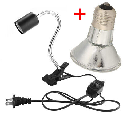 UVA UVB 25-75W Heat Emitter Lamp Bulb Light for Tortoise Reptile Brooder Basking