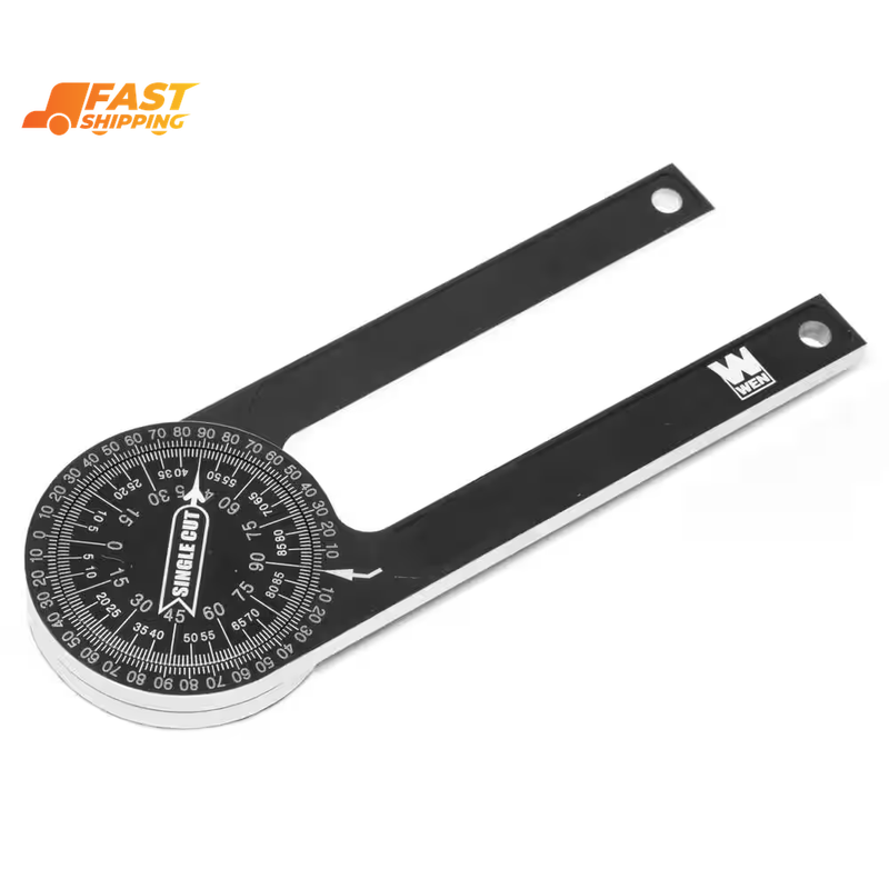 Protractor With Laser-engraved Scales