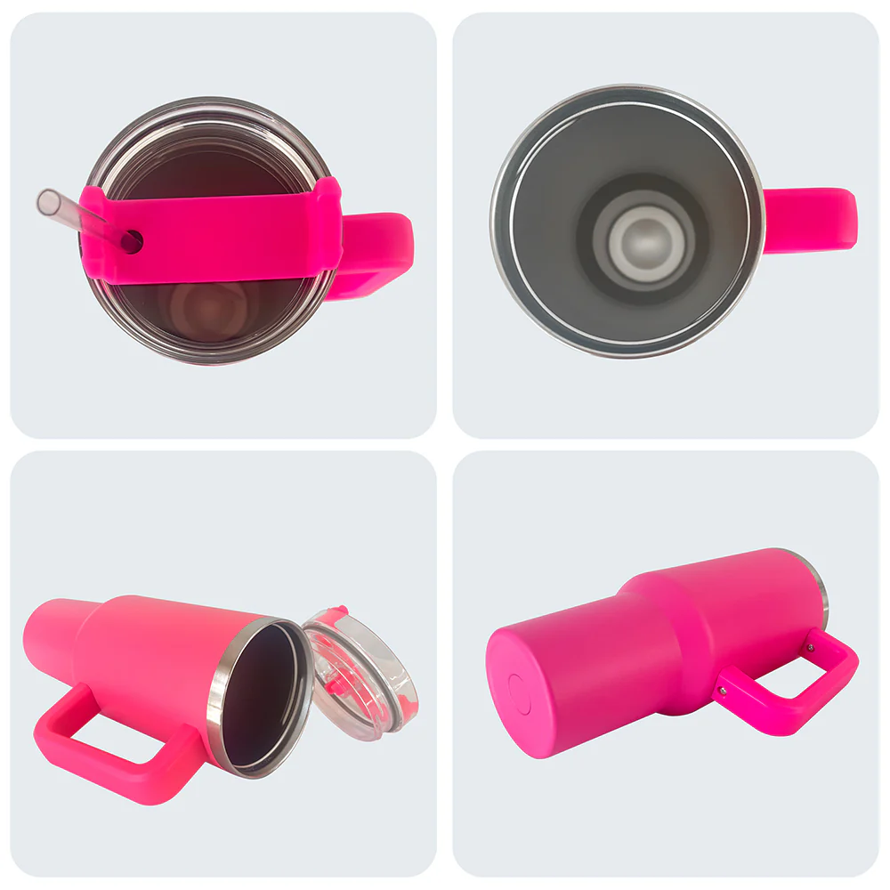 40oz Stainless Steel Vacuum Insulated Tumbler With Lid And Straw