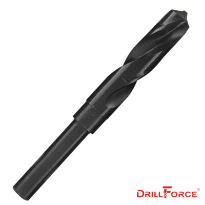 Drillforce 19/32 in. S&D Silver Deming HSS M2 Black Oxide 1/2'' Shank Drill Bit