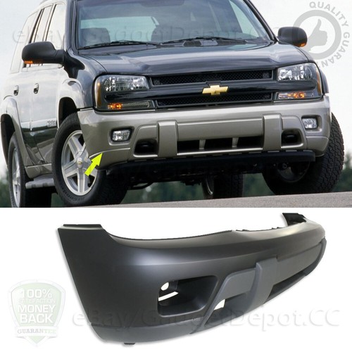 Bumper Cover For 2002 2007 Chevy Trailblazer w Fog Lamp Holes
