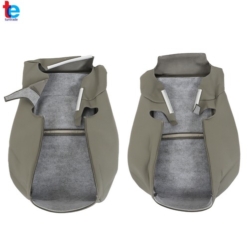 For 2000-2007 Toyota Sequoia Seat Cover Driver & Passenger Bottom & Top Gray