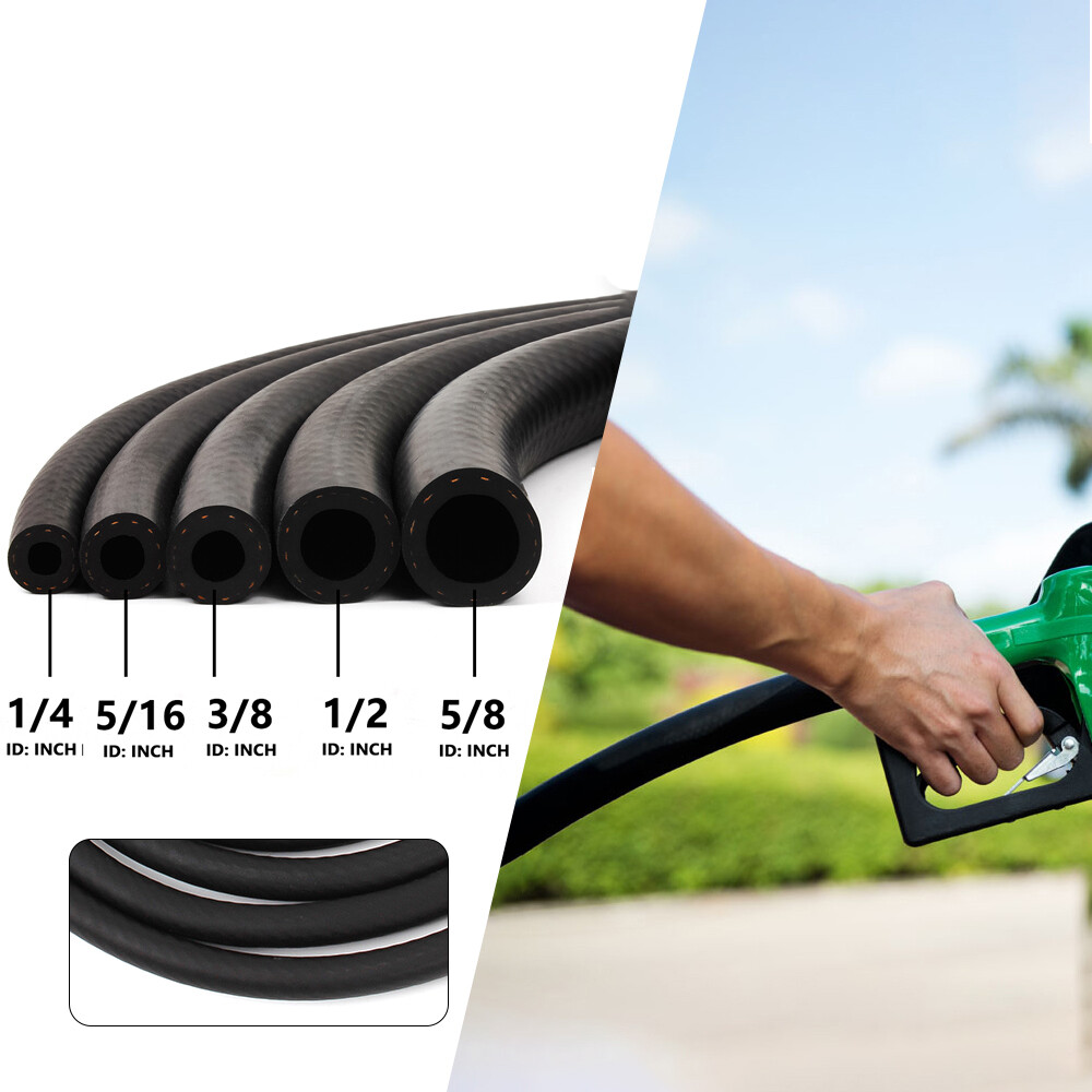 (NBR) EFI Fuel Injection Line Hose Flexible 1/4" 5/16" 3/8" 1/2" 5/8"