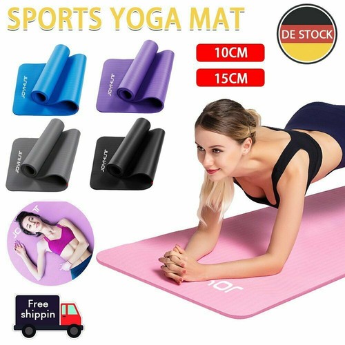 Pilates Yogamatte Fitnessmatte Gymnastikmatte Sportmatte Matte Yoga 61x 185cm