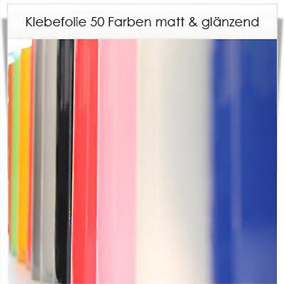  Klebefolie Möbelfolie 48 Farben matt oder glänzend - als Laufmeter