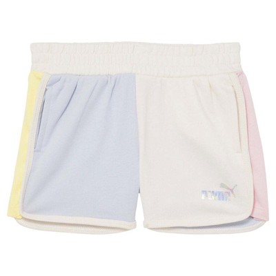 Puma Luminous Colorblock Shorts Youth Girls Blue Casual 85866601