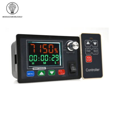 DC10-55V 40A Brush Motor Speed Controller LCD Digital Wireless Remote Control US