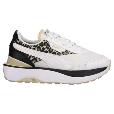 

Кроссовки Puma Cruise Rider Wild Leopard Womens Size 6 M Повседневная обувь 384199-01, Белый, Puma Cruise Rider Wild Leopard