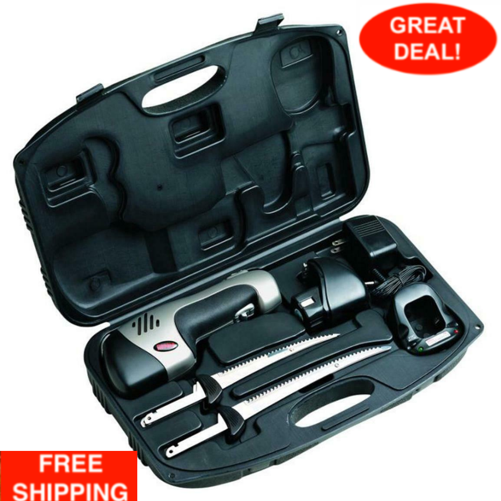 Rapala ProGuide Cordless Electric Fillet Knife Set Kitchen A