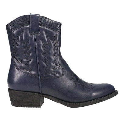 COCONUTS by Matisse Pistol Round Toe Cowboy Boots Womens Blue Casual Boots PIS