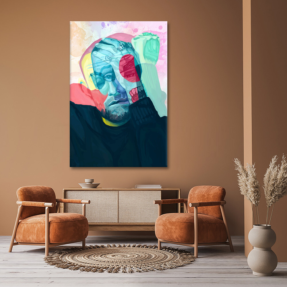 Mac Miller   Canvas Wall Art Print Home Decor Pop Art Decoration Framed Artwork