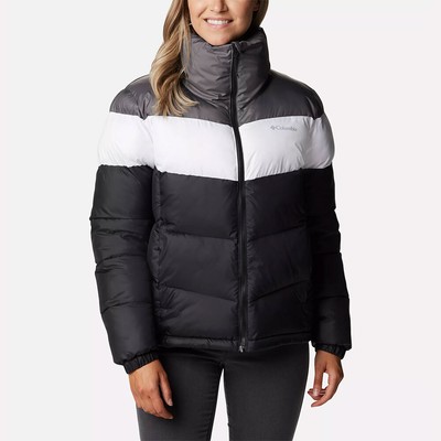 

Columbia Wmns Puffect Color Blocked Куртки женские черный/белый/серый город, Columbia Wmns Puffect Color Blocked Jackets