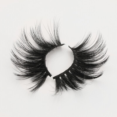 Top 5D 100% Mink Soft Long Natural Thick Makeup Eye Lashes False Eyelashes Black