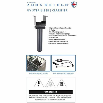 Auqashield 9W UV Ultra Violet Light - Desktop Pet Supplies