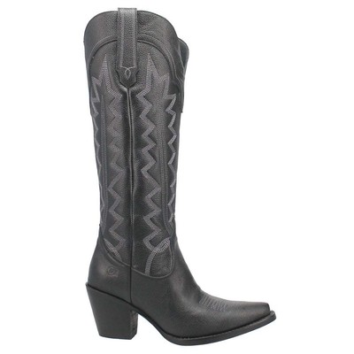 

Dingo High Cotton Snip Toe Женские черные повседневные ботинки 01-DI936-BK, Черный, Dingo High Cotton Snip Toe Cowboy