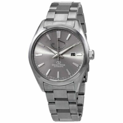 Pre-owned Orient Star Basic Date Japan Made Silver Dial Automatic Re-au0404n00b Mens Watch