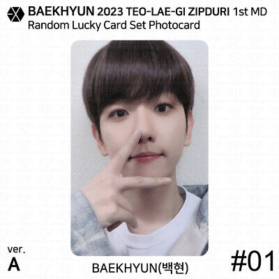 EXO BAEKHYUN TEO-LAE-GI ZIPDURI Random Lucky Card Photocard KPOP K-POP
