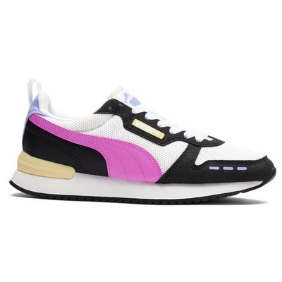 

Женские черные, фиолетовые, белые кроссовки на шнуровке Puma R78 повседневная обувь 37447562, Black;purple;white, Puma R78 Lace Up