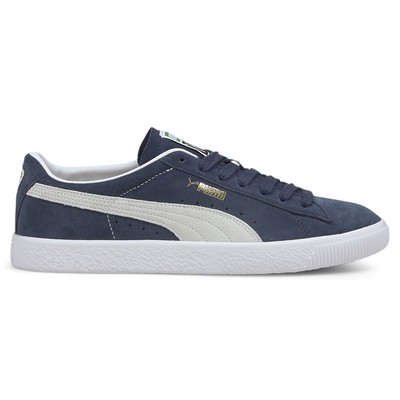 Мужские синие кроссовки Puma Suede Vtg на шнуровке Повседневная обувь 37492107